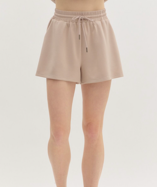 Jersey Drawstring Shorts