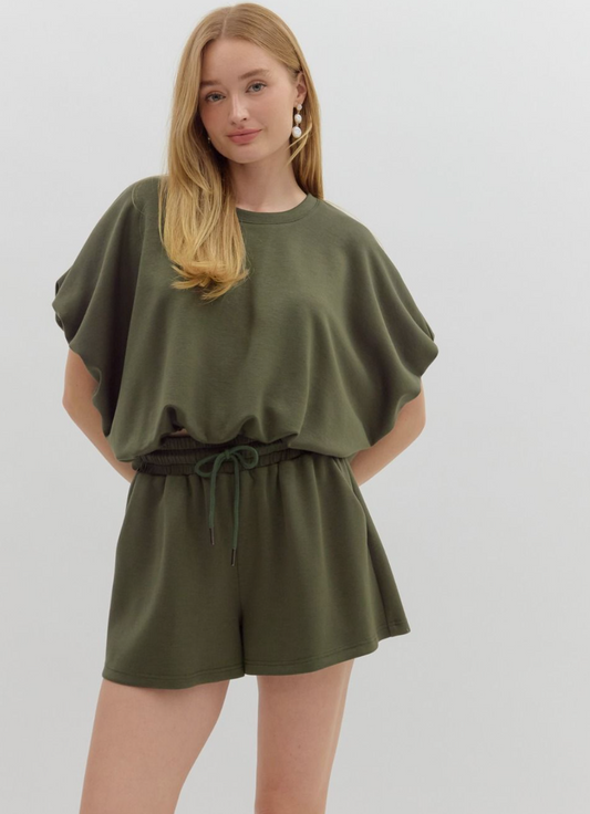 Jersey Drawstring Shorts