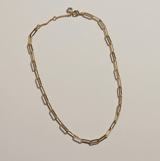 Paper Clip Chain Necklace