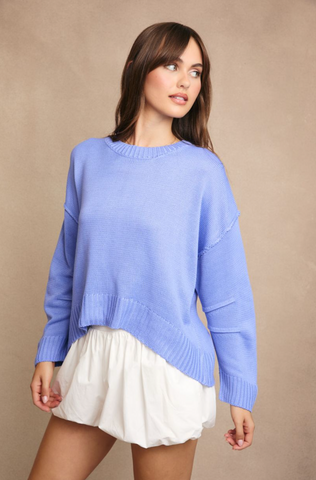 Pleated Sleeve Sweater