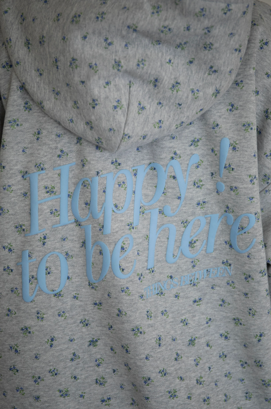 Floral Print Hoodie