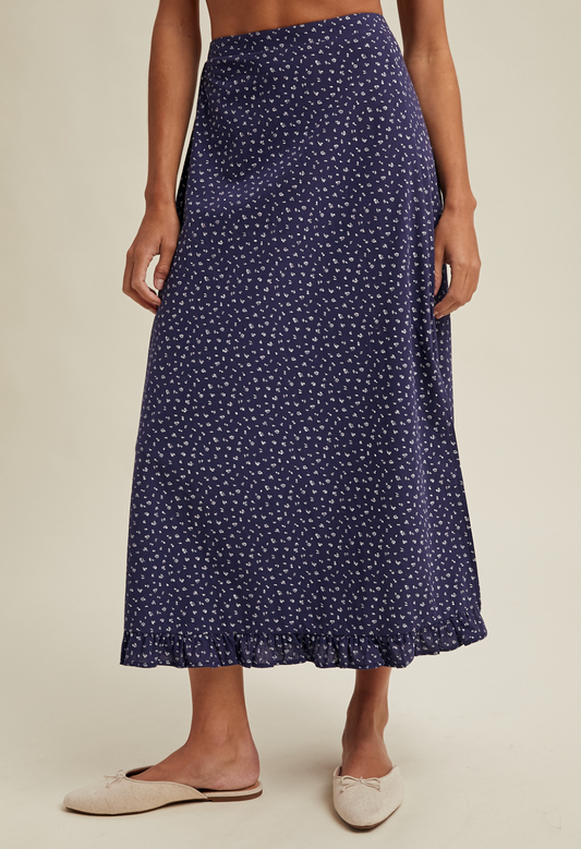 Ditsy Floral Midi Skirt