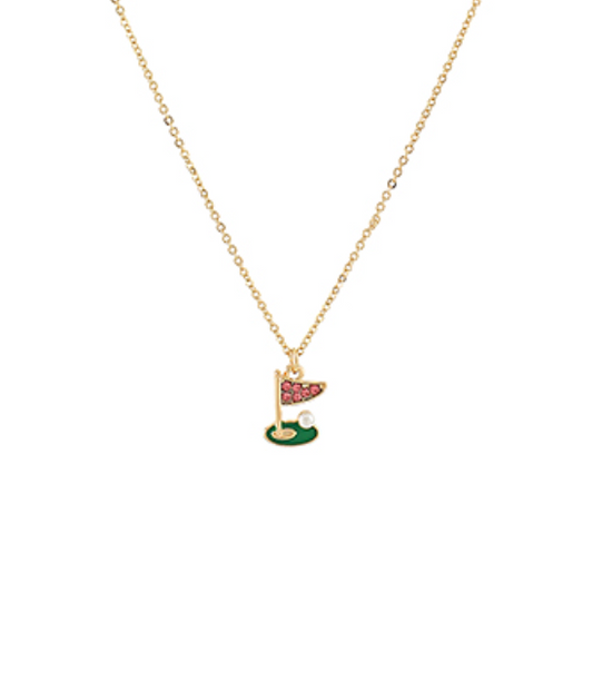 Golf Pendant Necklace