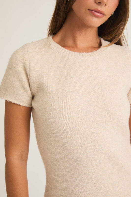 Short Sleeve Sweater Dress