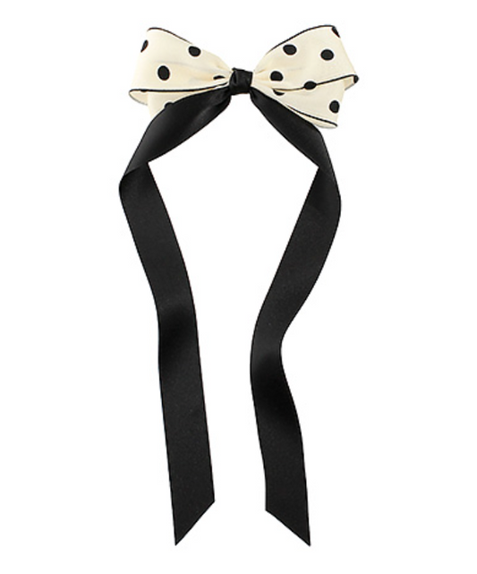 Polka Dot Hair Bow