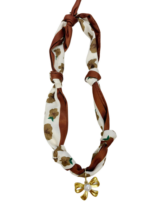 Olivia Bow Scarf Necklace