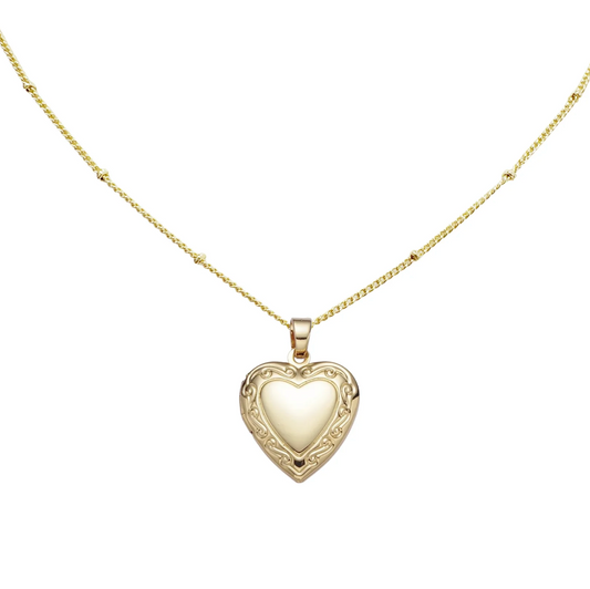Golden Locket Necklace