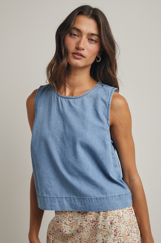 Denim Tank Top