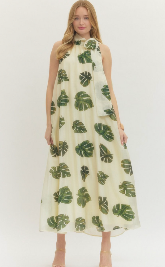 Palm Leaf Dress
