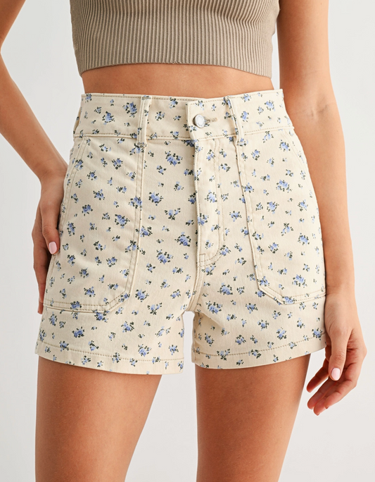 High Rise Utility Cargo Short