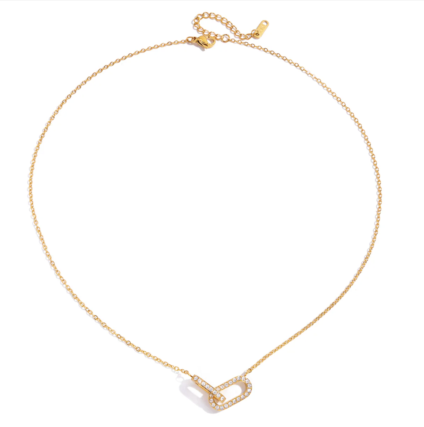Diamond Chain Link Necklace
