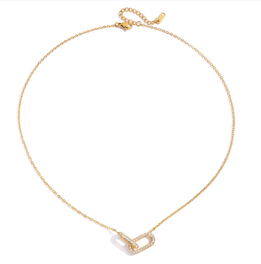 Diamond Chain Link Necklace