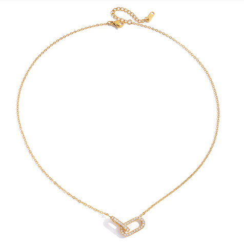 Diamond Chain Link Necklace
