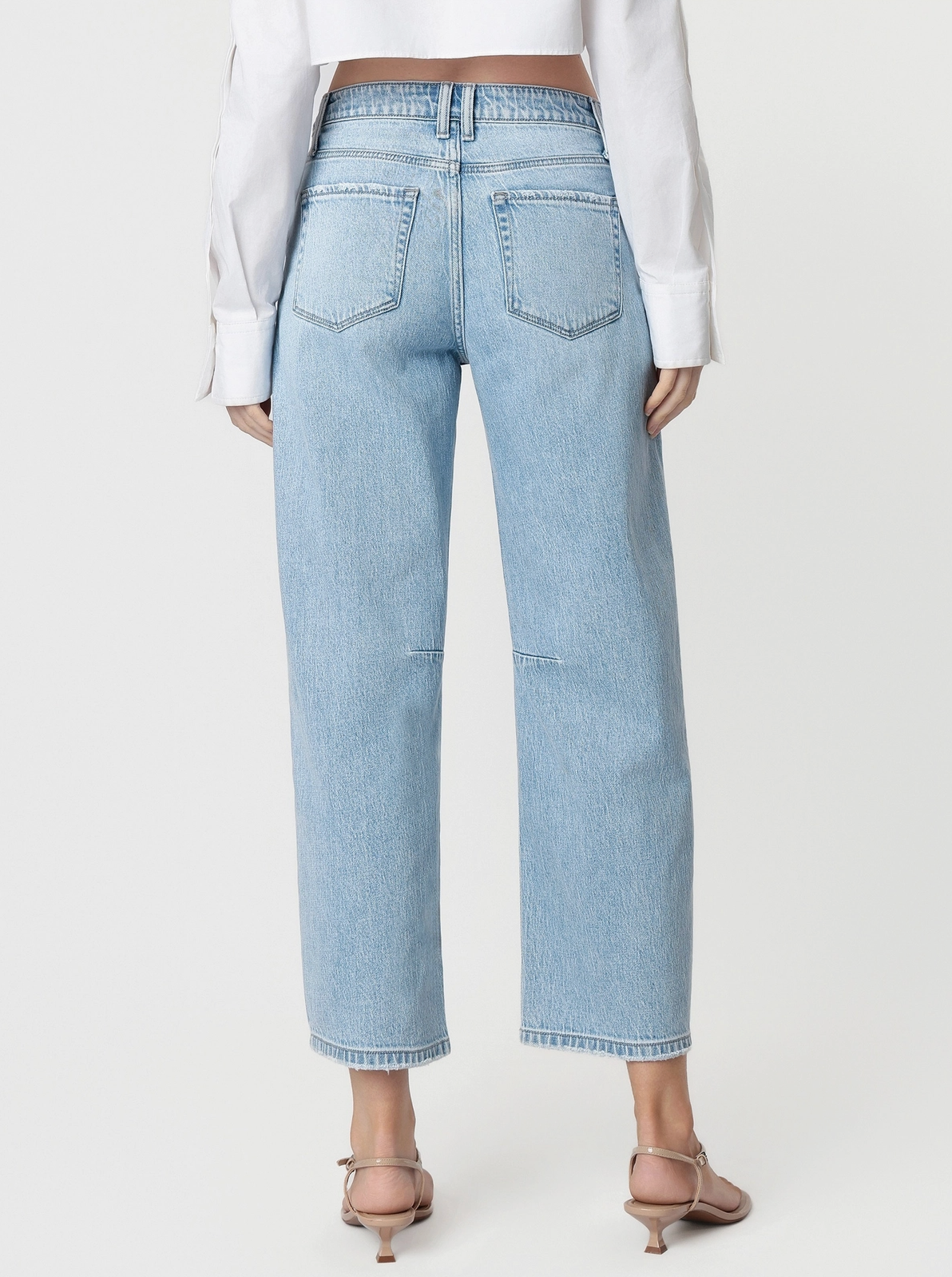 High Rise Wide Barrel Jeans