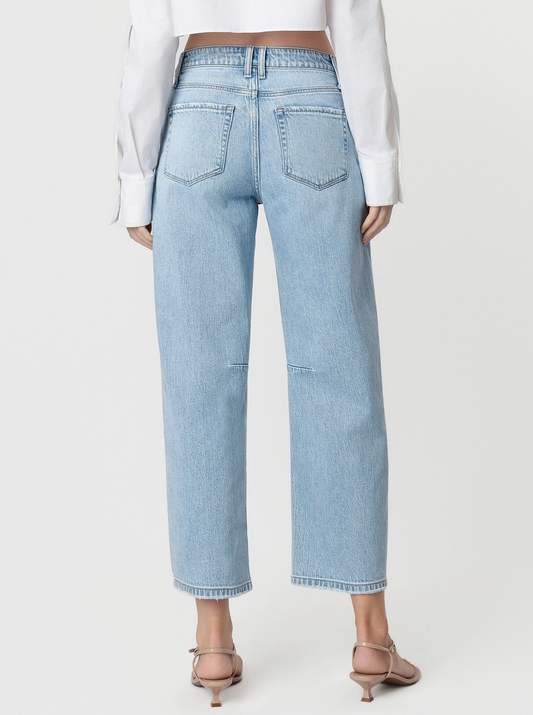 High Rise Wide Barrel Jeans
