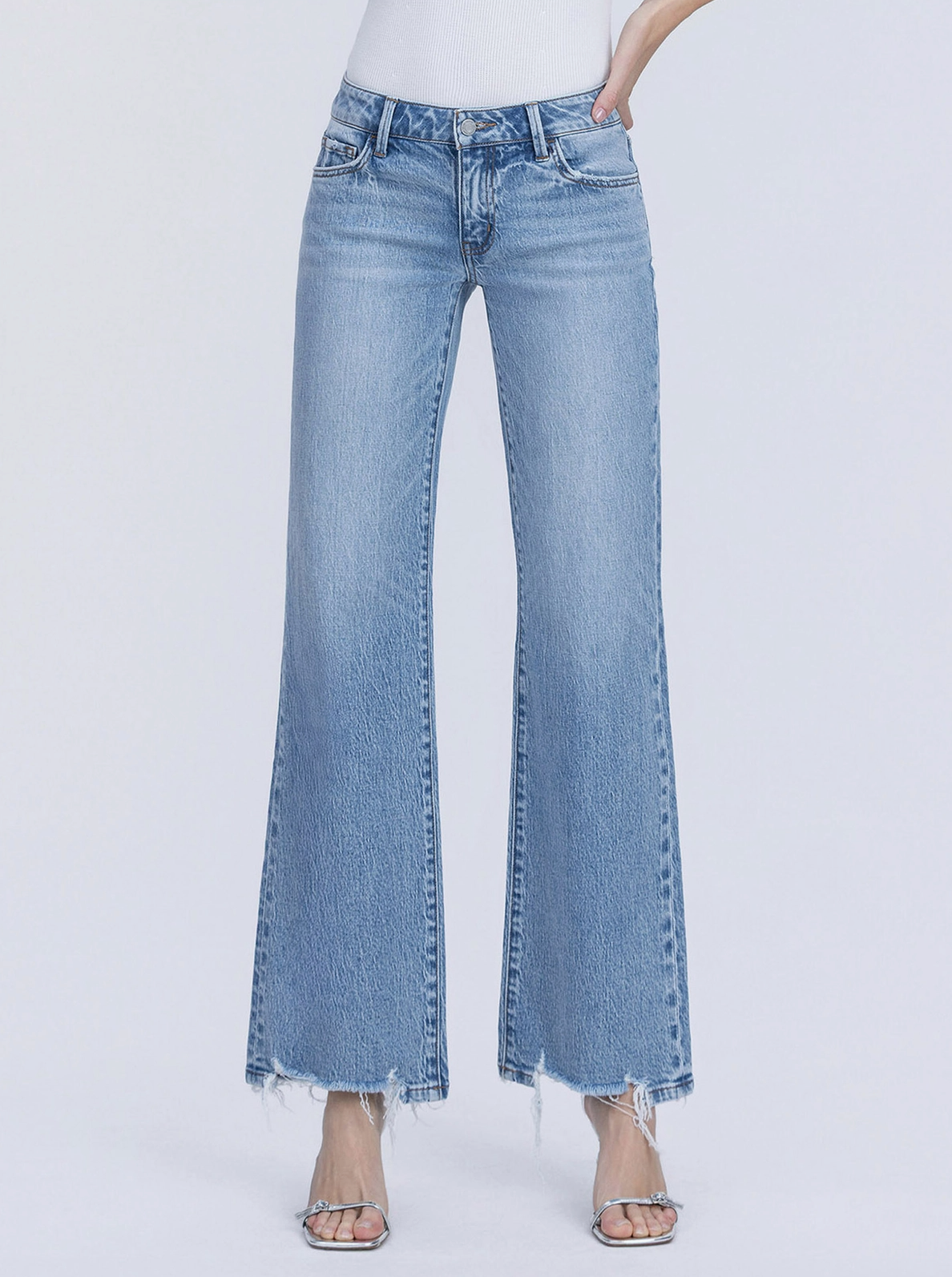 Low Rise Vintage Flare Jeans