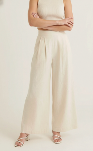Wide Leg Linen Pants