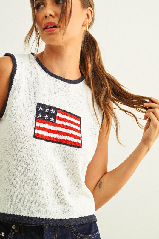 Flag Knit Tank