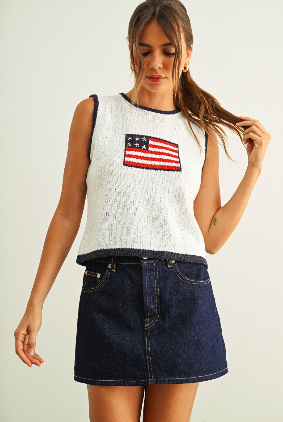 Flag Knit Tank
