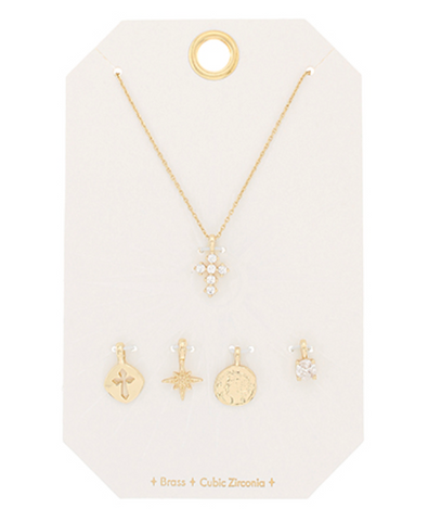 Charm Necklace Set