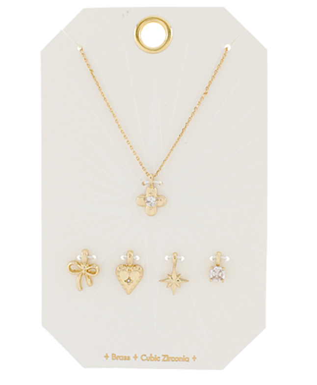 Charm Necklace Set