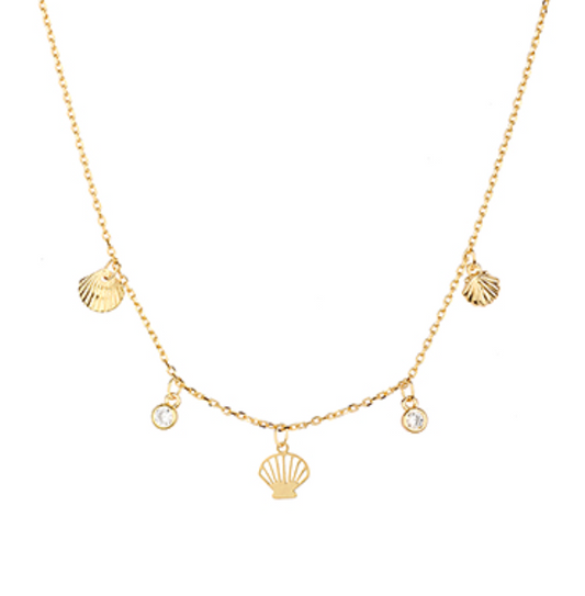 Seashell Charm Necklace