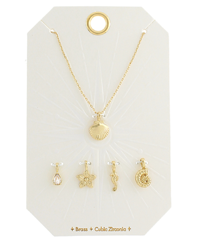 Charm Necklace Set