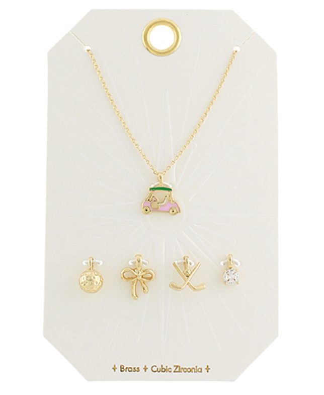 Charm Necklace Set