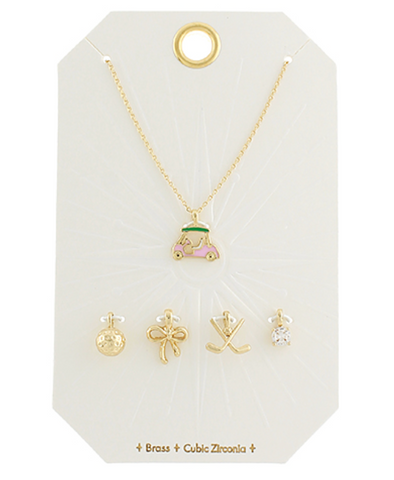 Charm Necklace Set