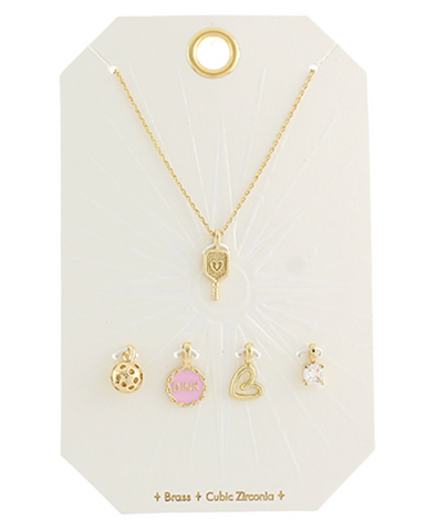 Charm Necklace Set