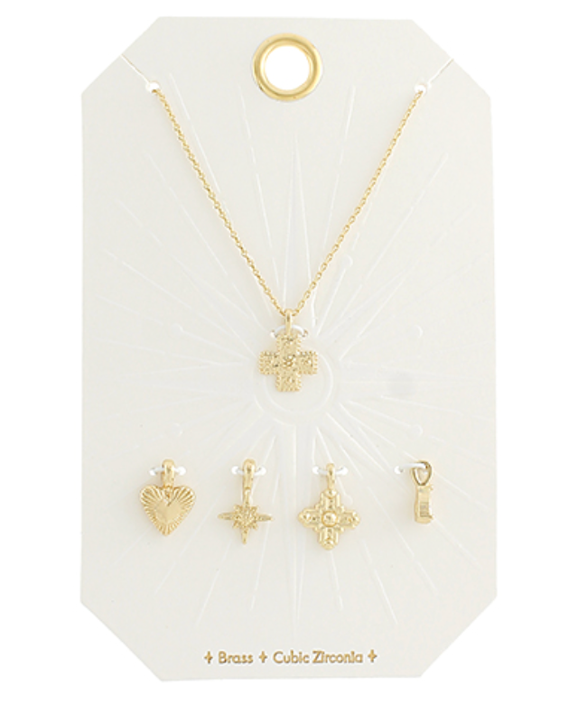 Charm Necklace Set