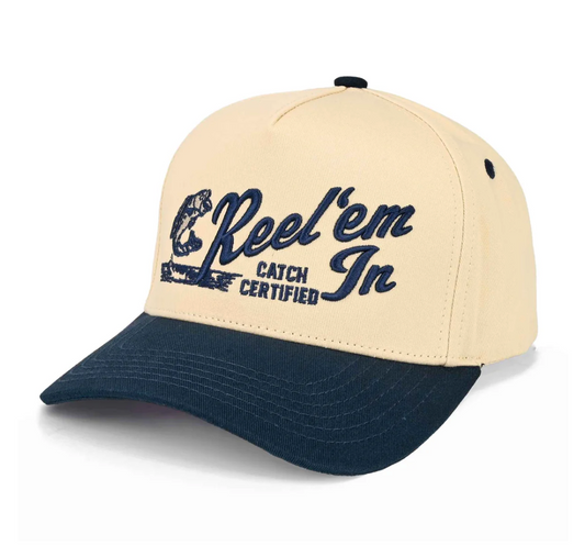 Reel 'Em In Embroidered Trucker Hat