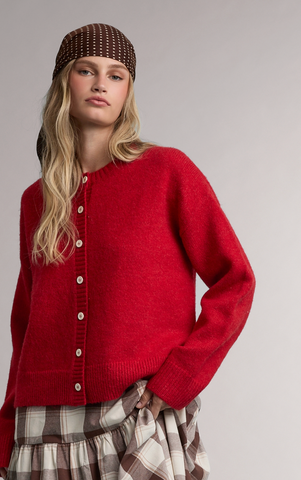 Classic Front Button Cardigan