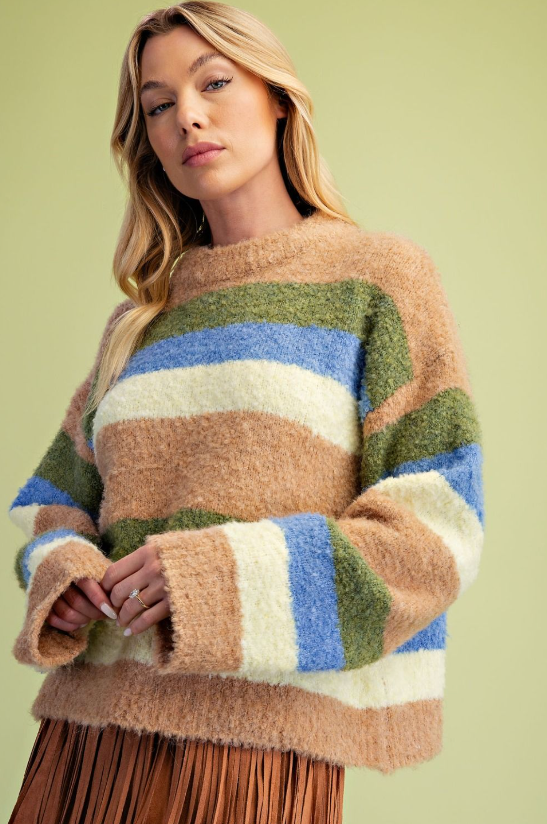 Multi Color Stripe Sweater