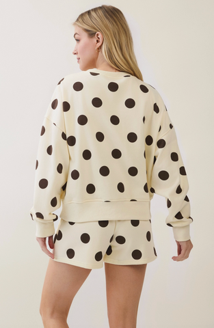 Polka Dot Sweatshirt