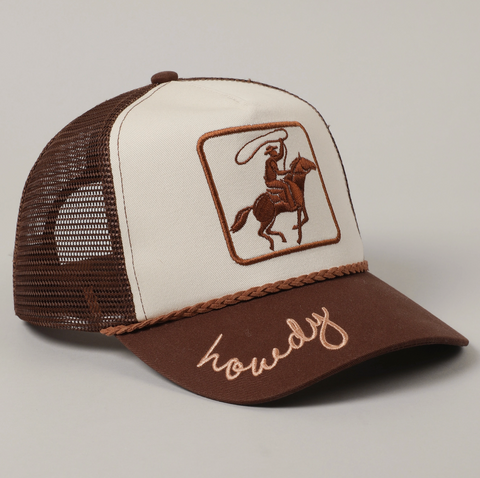 Howdy Cowboy Trucker Hat