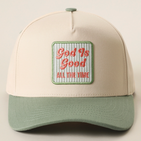 God is Good Embroidered Trucker Hat