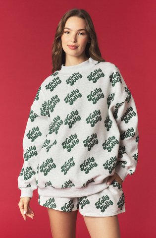 'Holly Jolly' Printed Shorts