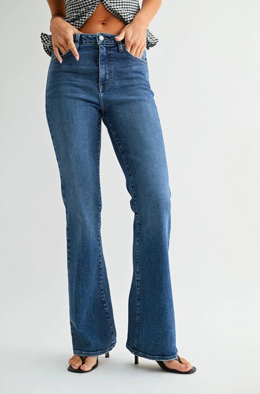 Vintage Relaxed Flare Jeans