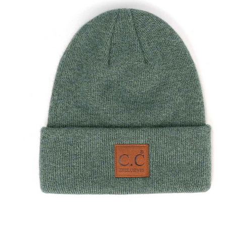 Unisex Soft Ribbed Beanie
