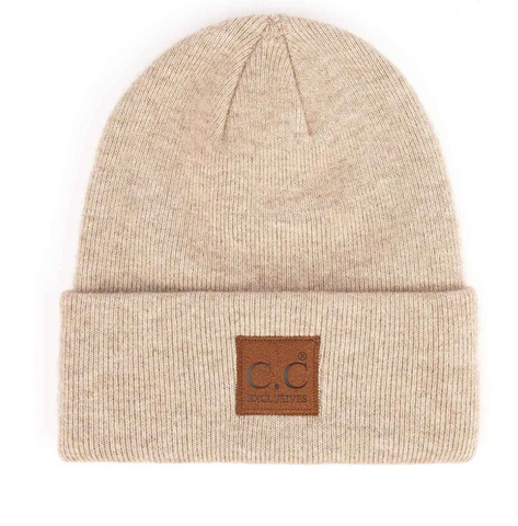 Unisex Soft Ribbed Beanie
