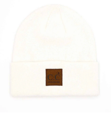 Unisex Soft Ribbed Beanie