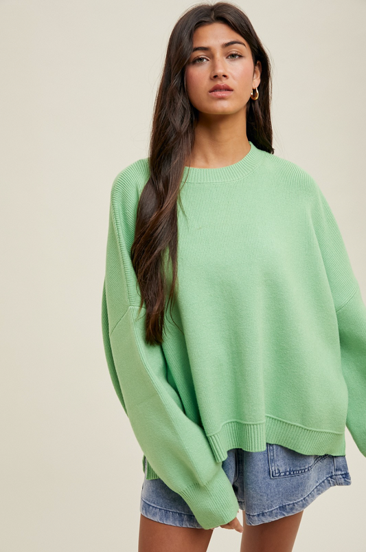 Drop Shoulder Sweater
