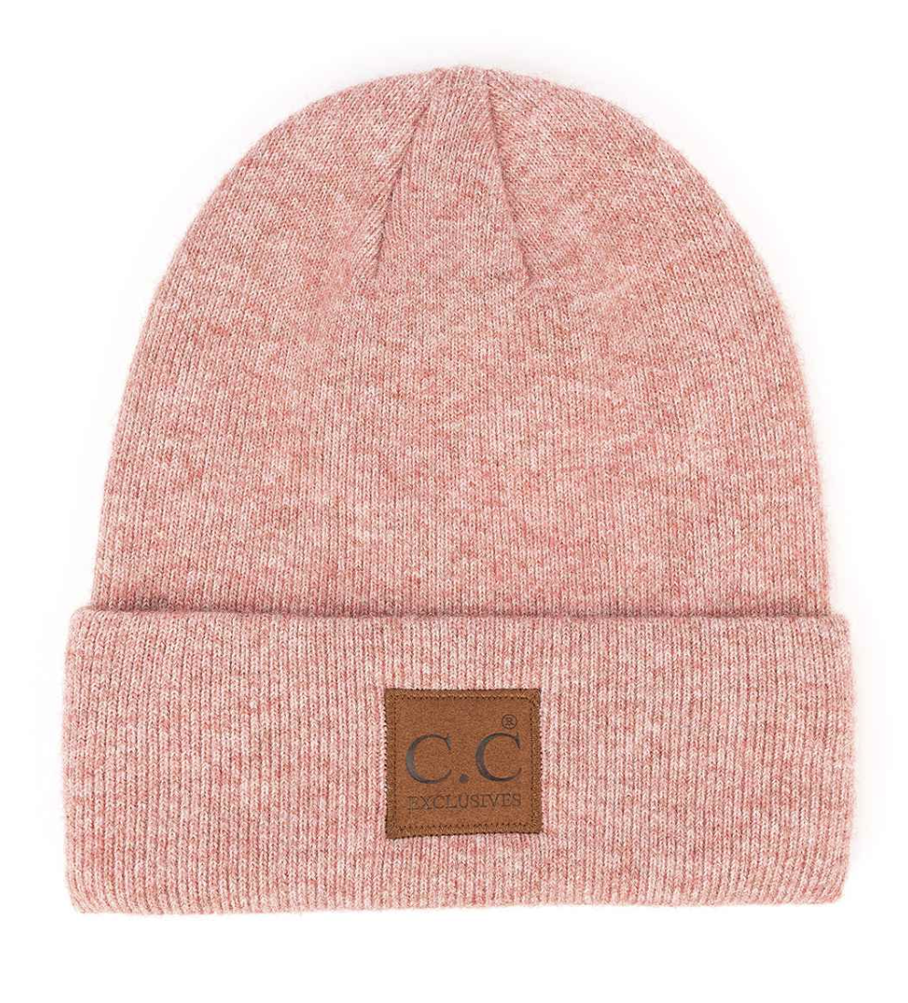 Unisex Soft Ribbed Beanie