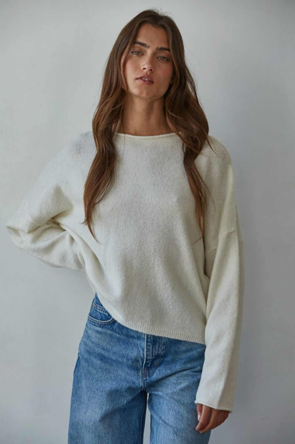 Knit Round Neck Sweater