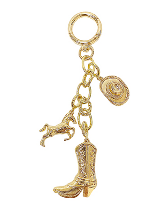 Gold Bag Charm