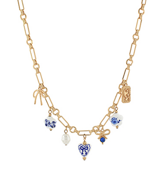 Gold Charm Necklace