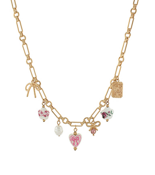 Gold Charm Necklace