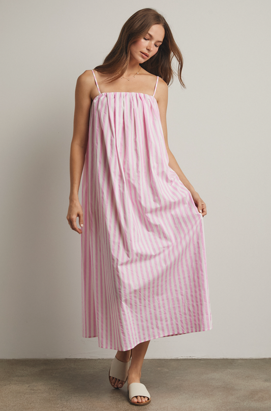 Striped Midi Dress