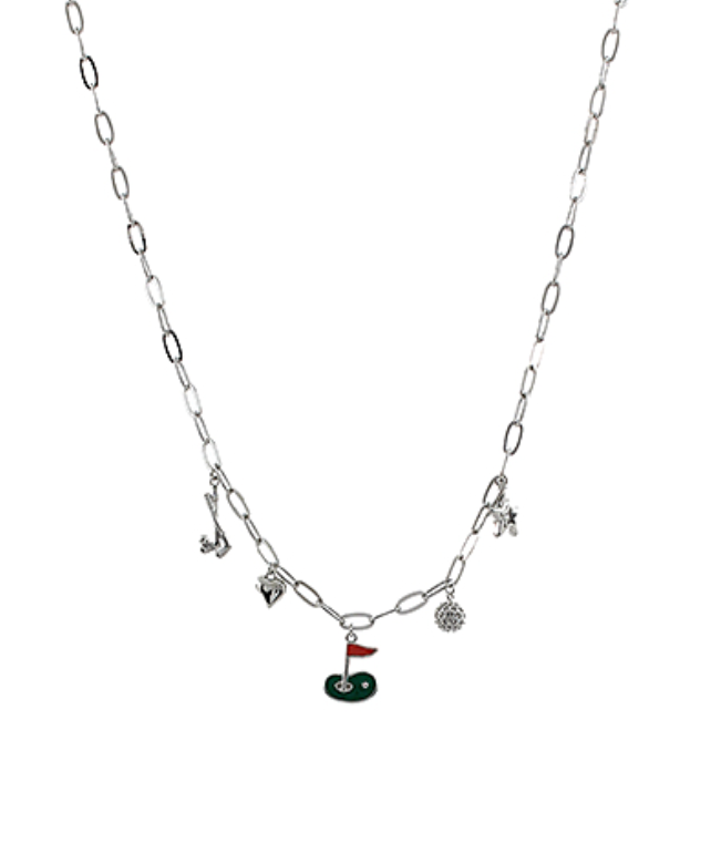 Mixed Golf Charm Necklace